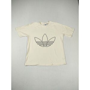 Adidas Shirt Men's Large Off White Classiccore Normcore Streetwear‎ Urban Y2K